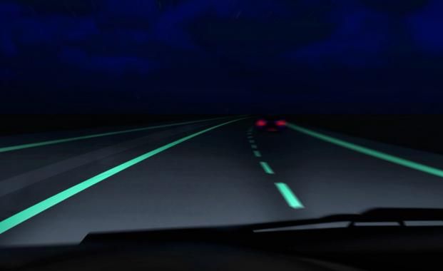 glowing lines