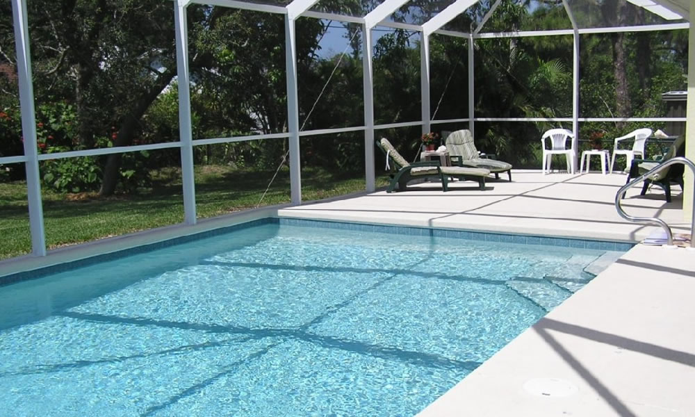 piscine con acqua salata